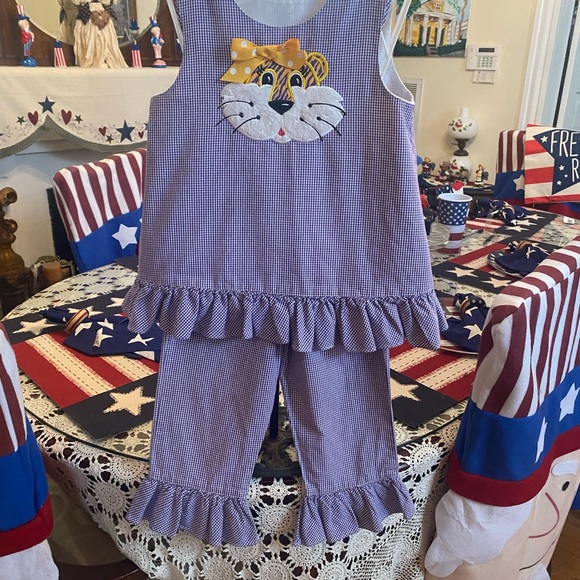 Silly Cat Boutique Girls 2 pc Pant set size 4 - Picture 6 of 16